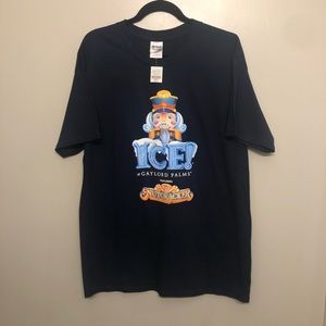 Gaylord Palms ICE Nutcracker shirt blue NWT